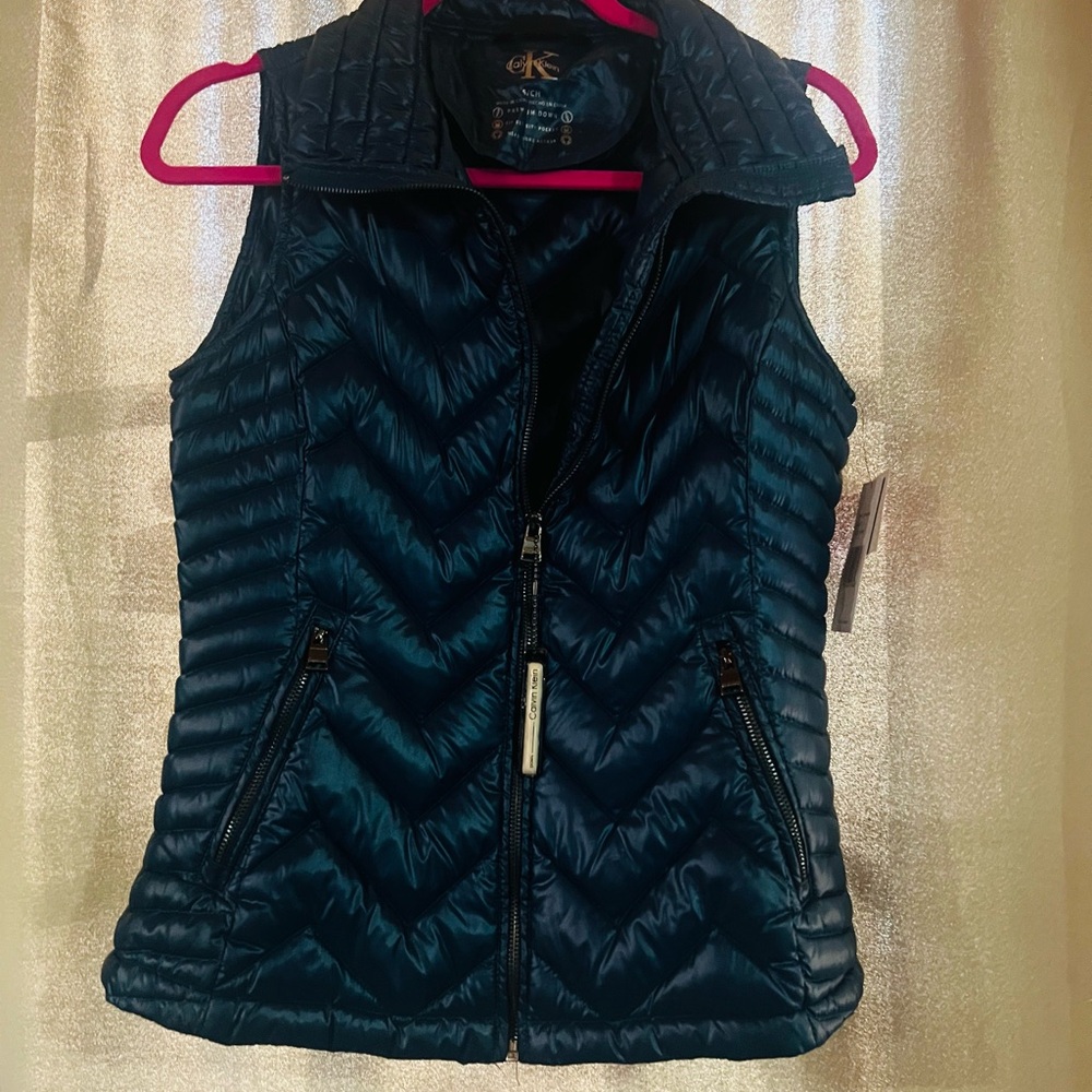 Calvin Klein Navy Puffer Vest